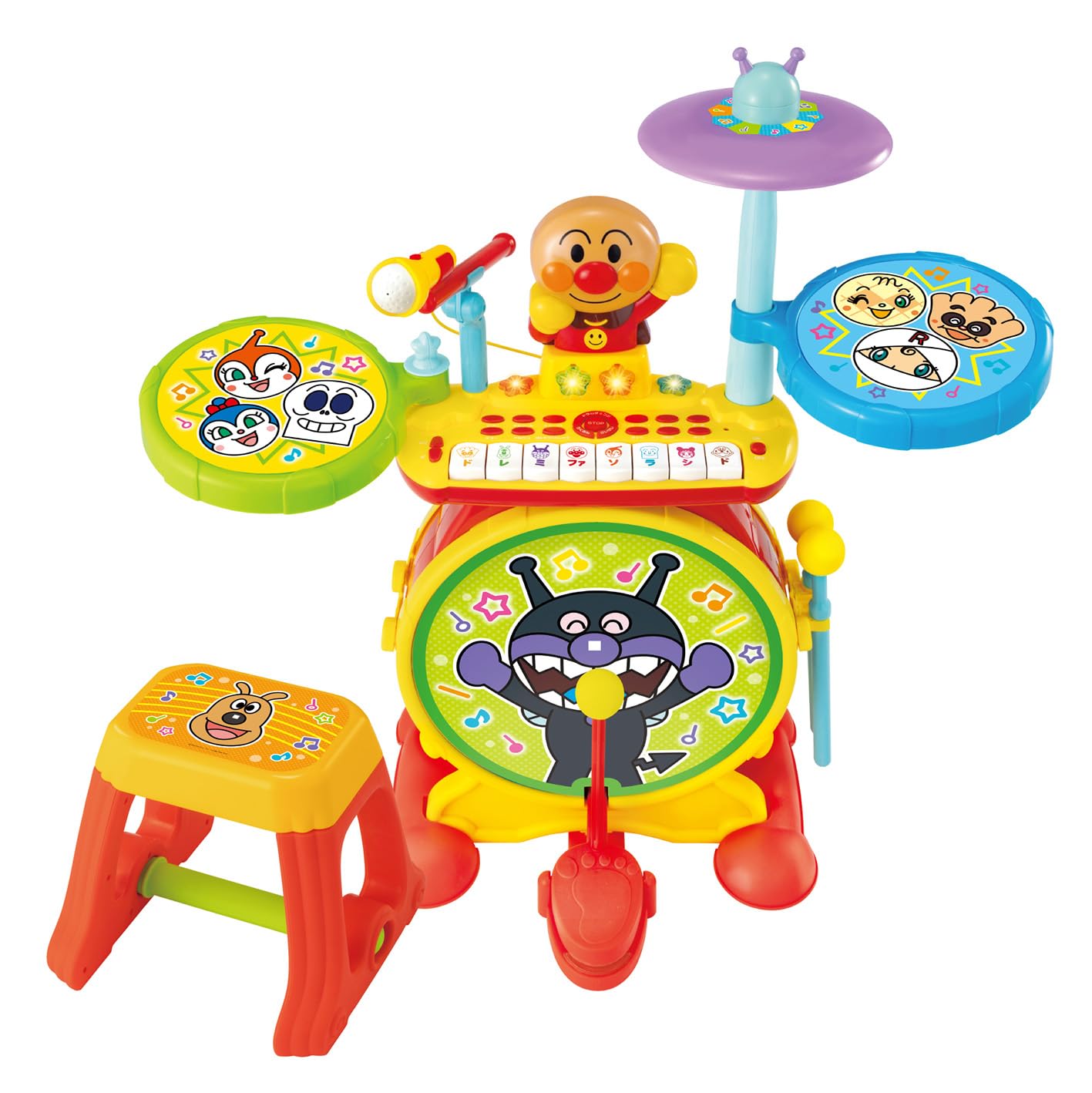 アンパンマン　電子ドラム Amazon | ジョイパレット(JOYPALETTE) アンパンマン NEWノリノリライブ